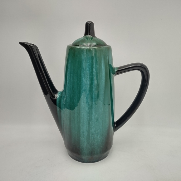 Blue Mountain Coffee/Tea Pot chipped lid - Picture 2 of 11